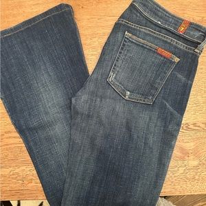 7 for all mankind bootcut denim jeans